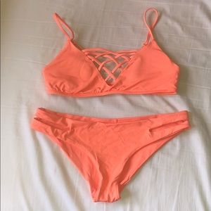 l*space Orange 2 Piece Bikini